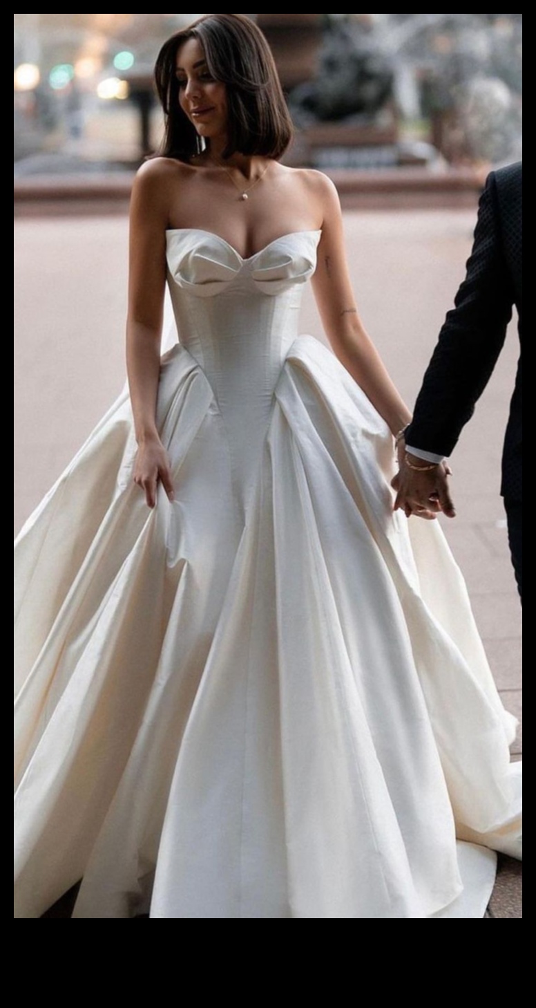 Urban Glam: Κομψές σιλουέτες σε μοντέρνα νυφική ​​κομψότητα