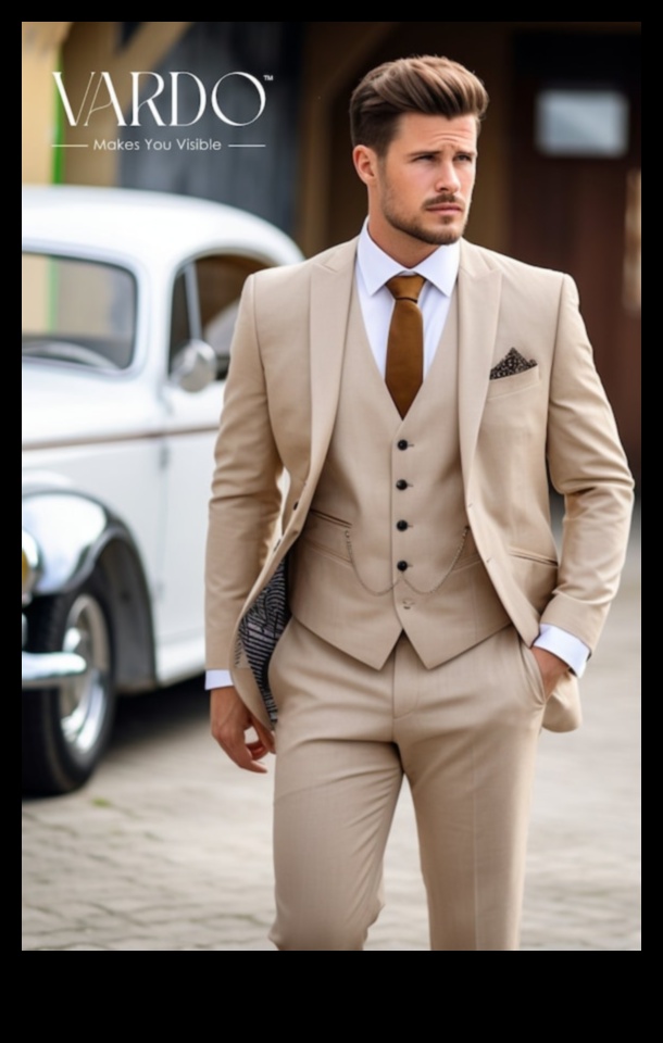 Elegant Edge: Groom's Fashion Brilliance