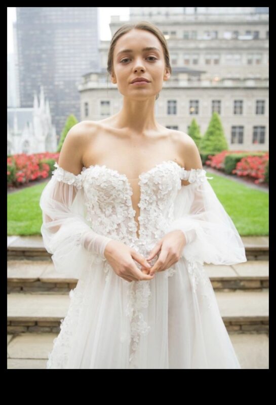 Crowning Glory: Graceful Princess Wedding Couture