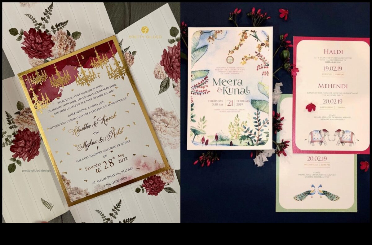 Radiant Reveals: Personalized Wedding Invites